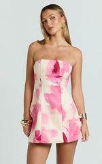 Peach Mini Dress Peach